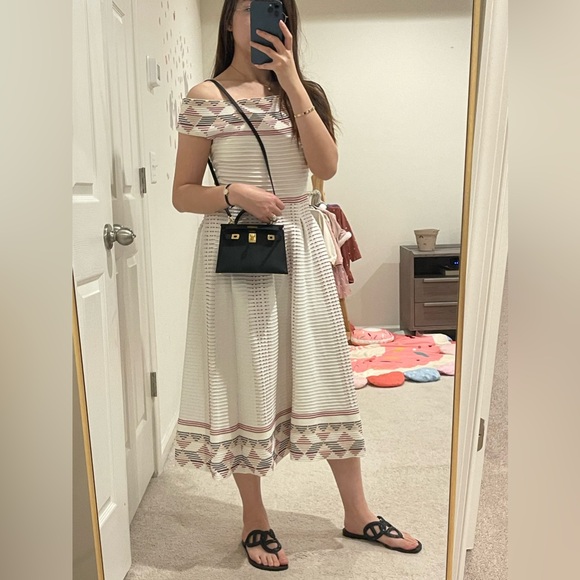 Maje off shoulder dress size T3 US M - Picture 6 of 6